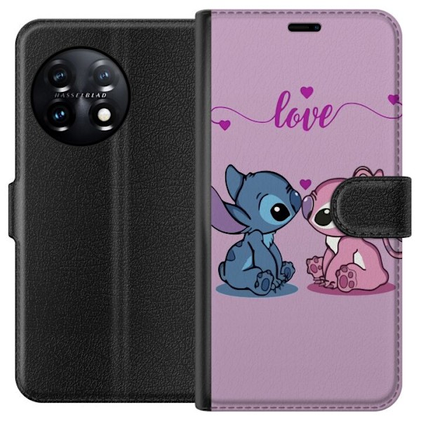 OnePlus 11R Lompakkokotelo Lilo & Stitch – Angel Edition