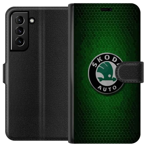 Kompatibelt Plånboksfodral till Samsung Galaxy S21+ 5G Skoda