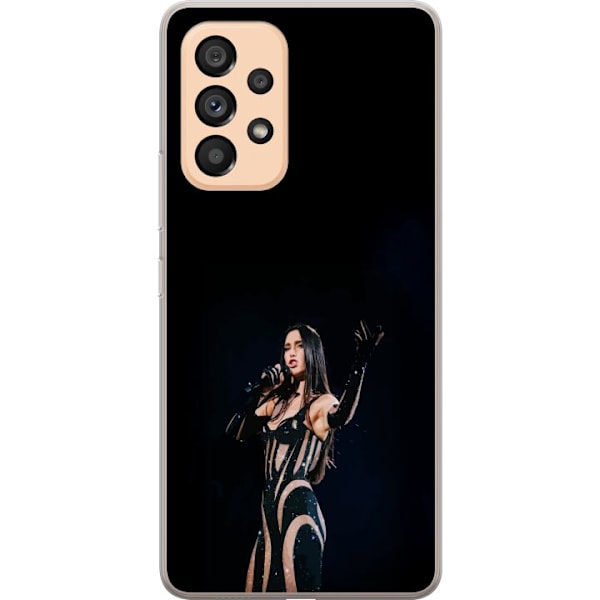 Samsung Galaxy A53 5G Läpinäkyvä kuori Dua Lipa – Pop Star Aesthetic