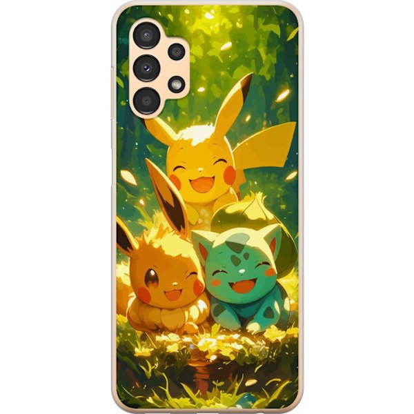 Samsung Galaxy A13 Läpinäkyvä kuori Pixelmonster pelityyli