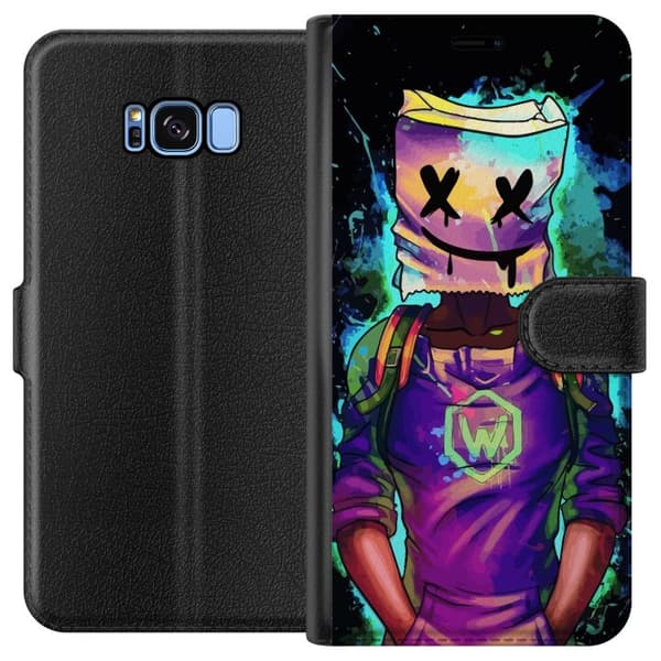 Kompatibelt Plånboksfodral till Samsung Galaxy S8 Fortnite Marshmello