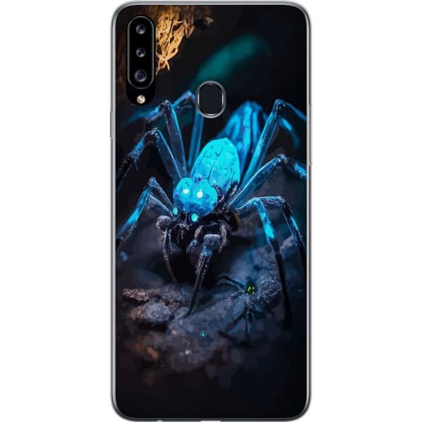 Kompatibelt Mobildeksel til Samsung Galaxy A20s Edderkopp Skummelt