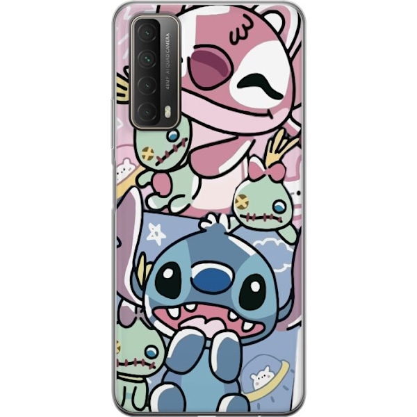 Huawei P smart 2021 Genomskinligt Skal Stitch