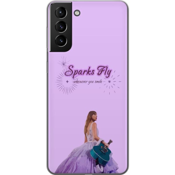 Samsung Galaxy S21+ 5G Gennemsigtig cover Taylor Swift - Spark