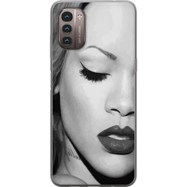 Nokia G21 Läpinäkyvä kuori Rihanna – Aesthetic Edit 2025