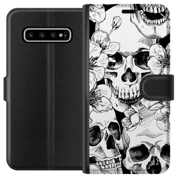 Kompatibelt Lommeboketui til Samsung Galaxy S10+ skalle