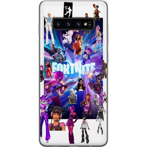 Samsung Galaxy S10 Gjennomsiktig deksel Fortnite