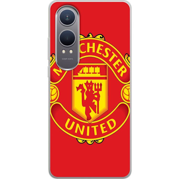 OnePlus Nord CE4 Lite Läpinäkyvä kuori Manchester United FC