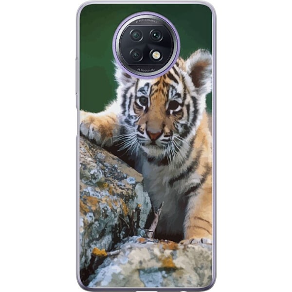 Xiaomi Redmi Note 9T Genomskinligt Skal Tiger