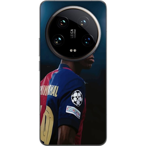 Xiaomi 14 Ultra Läpinäkyvä kuori Lamine Yamal - Barcelonan