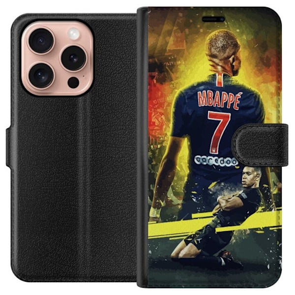 Apple iPhone 16 Pro Lompakkokotelo Mbappé