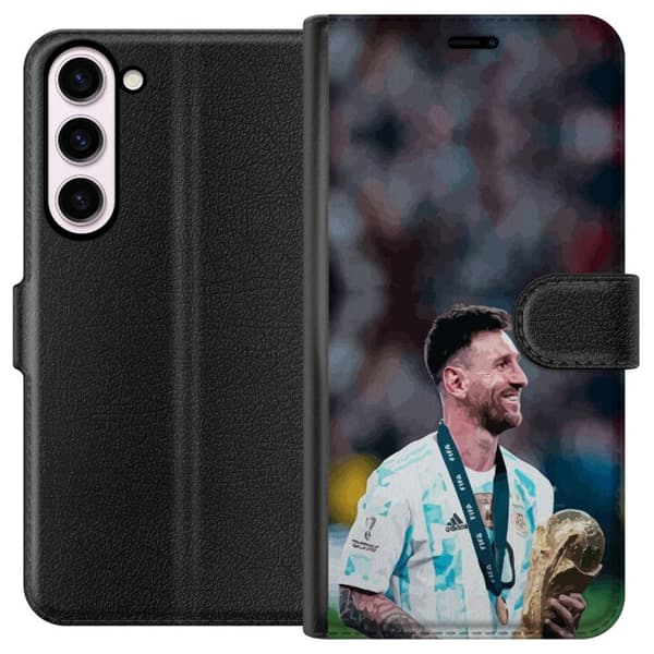 Kompatibelt Plånboksfodral till Samsung Galaxy S23+ Messi