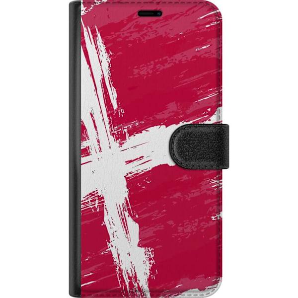 Apple iPhone 15 Plånboksfodral Danmark Flagga