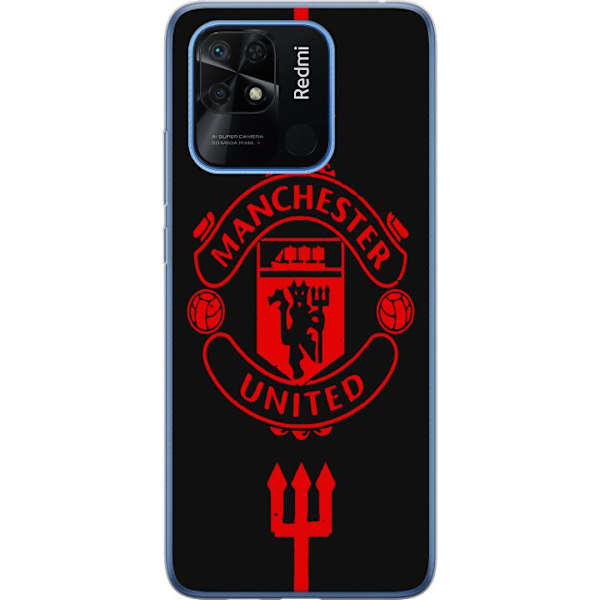 Xiaomi Redmi 10C Genomskinligt Skal ManchesterUnited