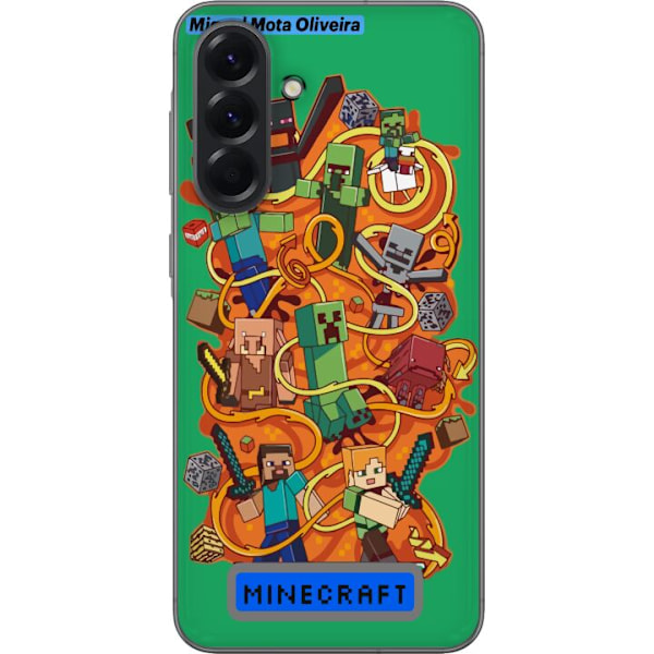 Samsung Galaxy A56 Gennemsigtig cover Minecraft
