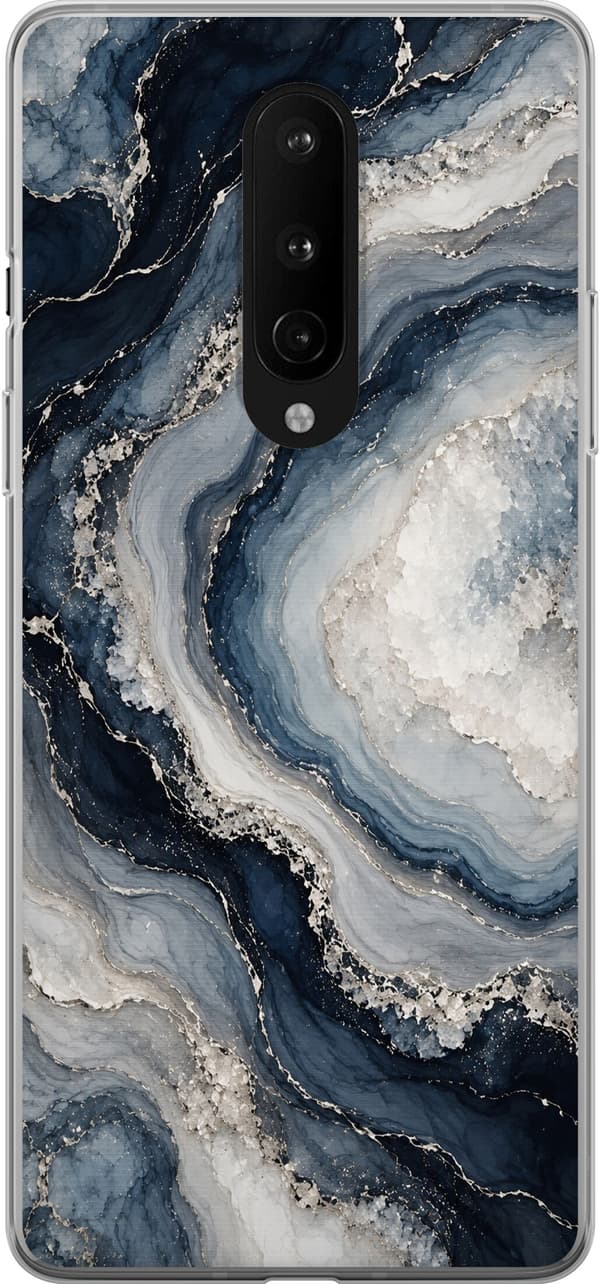Kompatibelt Mobilskal till OnePlus 8 Nattagat blå