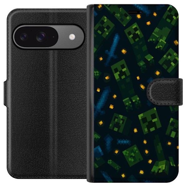 Google Pixel 9 Pro Tegnebogsetui Minecraft Dungeons Mob
