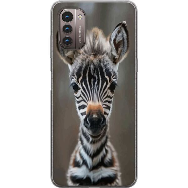 Nokia G21 Genomskinligt Skal Giraff Djurmotiv Afrika Natur Grafiskt Motiv Savann Vilda Djur Populär Väggkonst Exotiskt Tema
