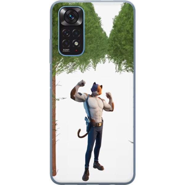 Xiaomi Redmi Note 11S Gennemsigtig cover Fortnite - Meowscles