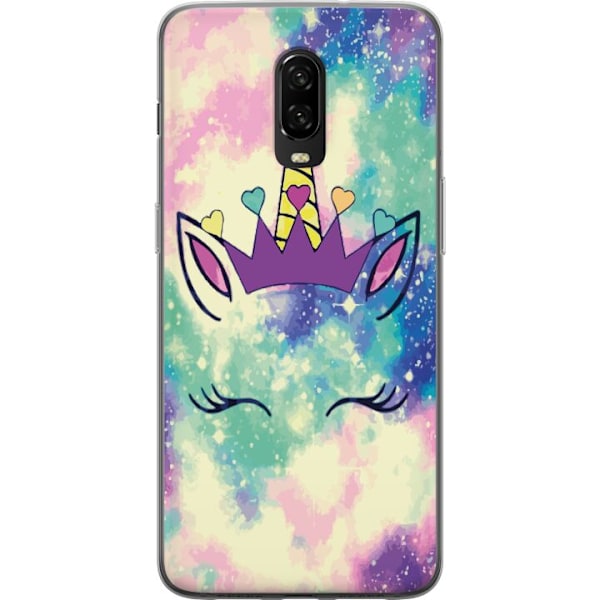 OnePlus 6T Läpinäkyvä kuori Yksisarvisaama
