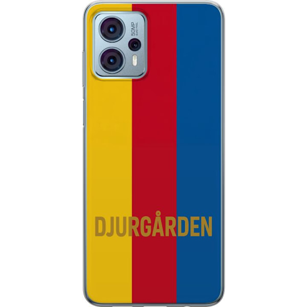 Motorola Moto G23 Gjennomsiktig deksel Djurgården – fotball