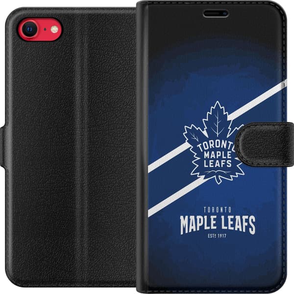 Kompatibel Tegnebogsetui til Apple iPhone 8 Toronto Maple Leafs (NHL)