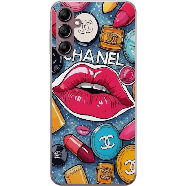 Samsung Galaxy A14 5G Genomskinligt Skal Chanel Lips