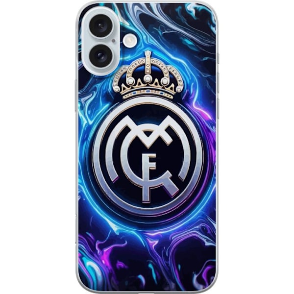 Apple iPhone 16 Plus Gennemsigtig cover Real Madrid