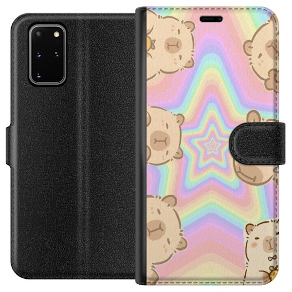 Samsung Galaxy S20+ Lompakkokotelo Kawaii Capybara Galaxy Söp