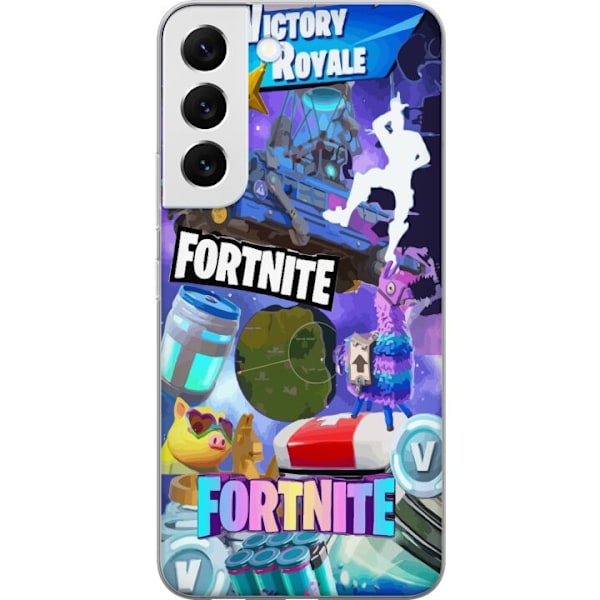 Samsung Galaxy S22+ 5G Läpinäkyvä kuori Fortnite