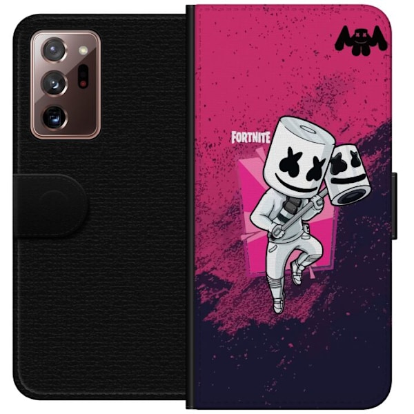 Samsung Galaxy Note20 Ultra Lompakkokotelo Marshmello Fortnite