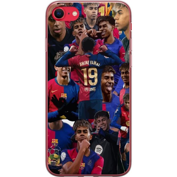 Apple iPhone SE (2022) Genomskinligt Skal Lamine Yamal mobilskal för fotbollsfans