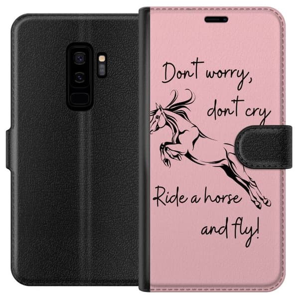 Kompatibel Tegnebogsetui til Samsung Galaxy S9+ Bare rolig
