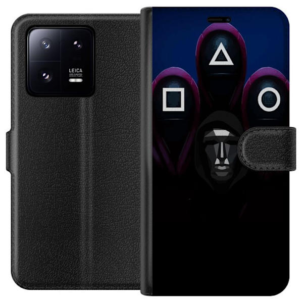Xiaomi 13 Pro Lompakkokotelo Squid Game Kausi 3 Uudet Ikoni Suosittu Sarja TV Motiivi Aasialainen Draama Trendikäs Graafinen Suunnittelu