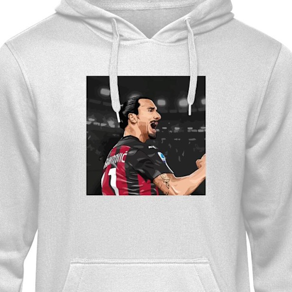 Barn-Hoodie | Mjuk Huvtröja för Barn Zlatan grå 7-8 År