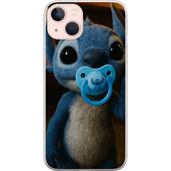 Apple iPhone 13 Läpinäkyvä kuori Stitch & Napp - vauvateema söpöllä hahmolla