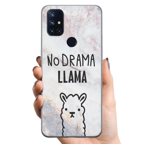 OnePlus Nord N10 5G TPU Mobilskal Llama Marble