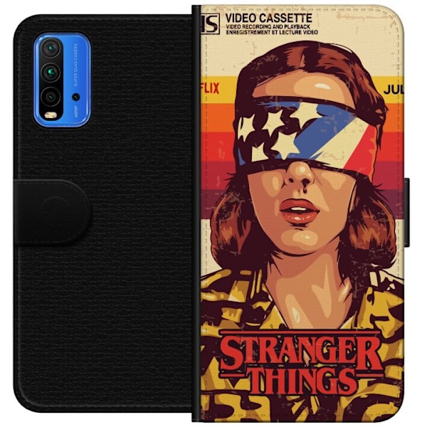 Xiaomi Redmi Note 9 4G Lommeboketui Stranger Things VHS