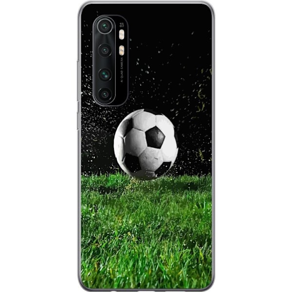 Xiaomi Mi Note 10 Lite Gennemsigtig cover Fodbold Handling