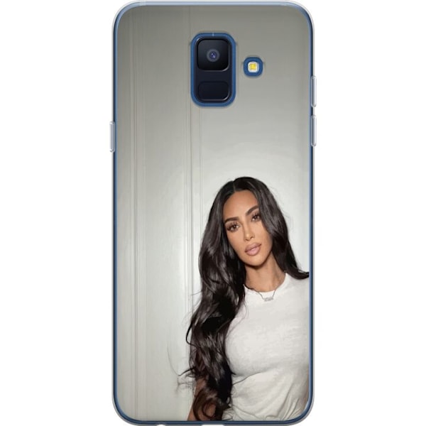 Samsung Galaxy A6 (2018) Genomskinligt Skal Kim Kardashian – Iconic Style Collection