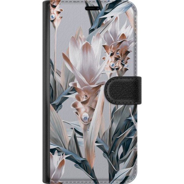 Samsung Galaxy S10+ Lompakkokotelo Kukkia