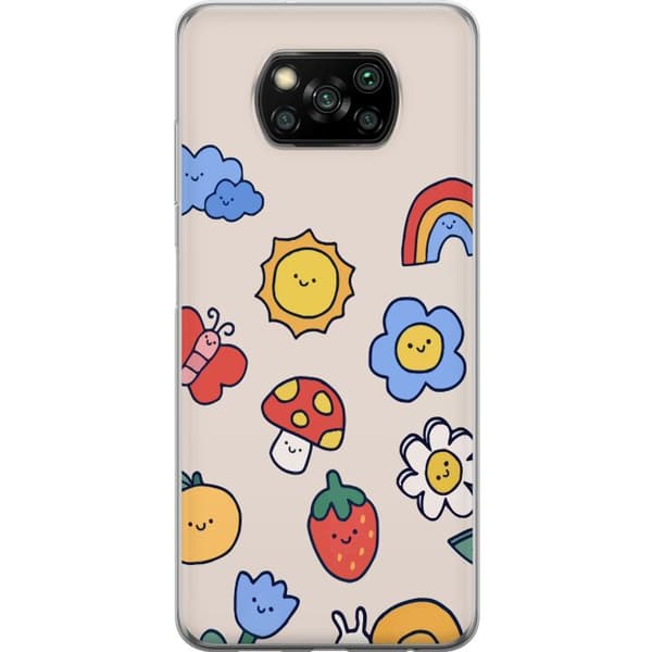 Kompatibelt Mobilskal till Xiaomi Poco X3 NFC Söt