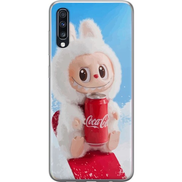 Samsung Galaxy A70 Genomskinligt Skal Labubu Summer Edition