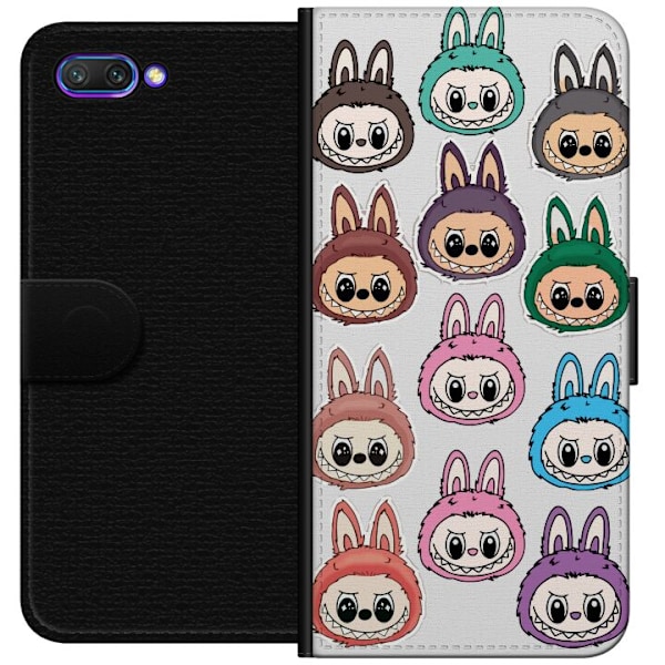 Honor 10 Tegnebogsetui Labubu Macaron Monster - Nuttet Samlefi