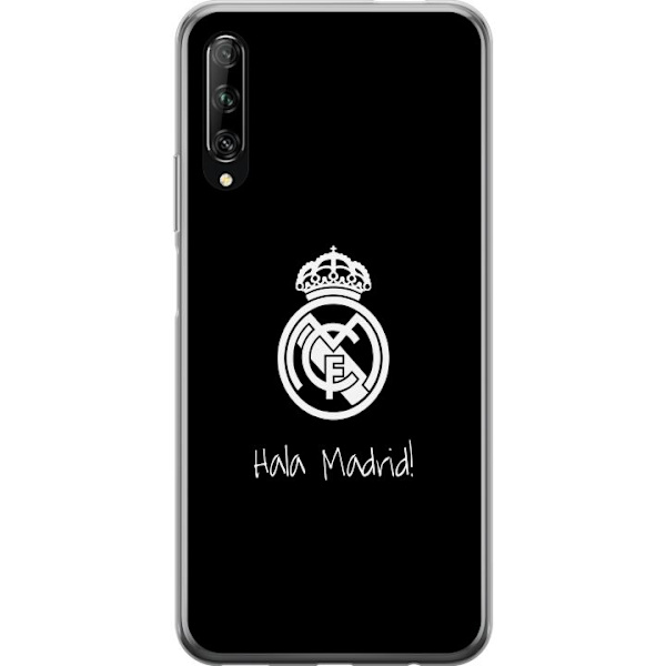 Huawei P smart Pro 2019 Läpinäkyvä kuori Real Madrid Emblem Jalkapallo Ylpeys Valkoinen Kulta Seuramerkki Mestarit La Liga Fanit Ikoninen Urheilu