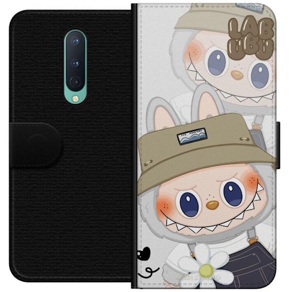 OnePlus 8 Lompakkokotelo Labubu Minimal Mood - Yksinkertainen ja tyylikäs hirviösuunnittelu