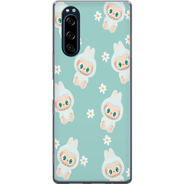 Sony Xperia 5 Läpinäkyvä kuori Labubu Candy Vibes