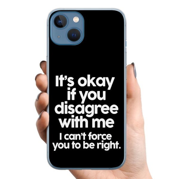 Apple iPhone 13 mini TPU Mobilskal Text