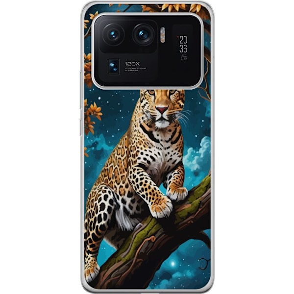 Xiaomi Mi 11 Ultra Gjennomsiktig deksel Leopard