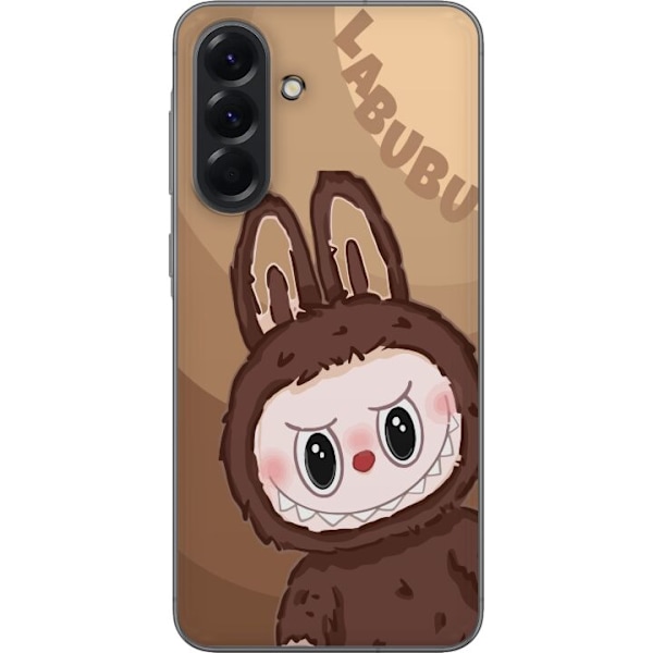 Samsung Galaxy A56 Gennemsigtig cover Labubu Skyde Sød - Hvid